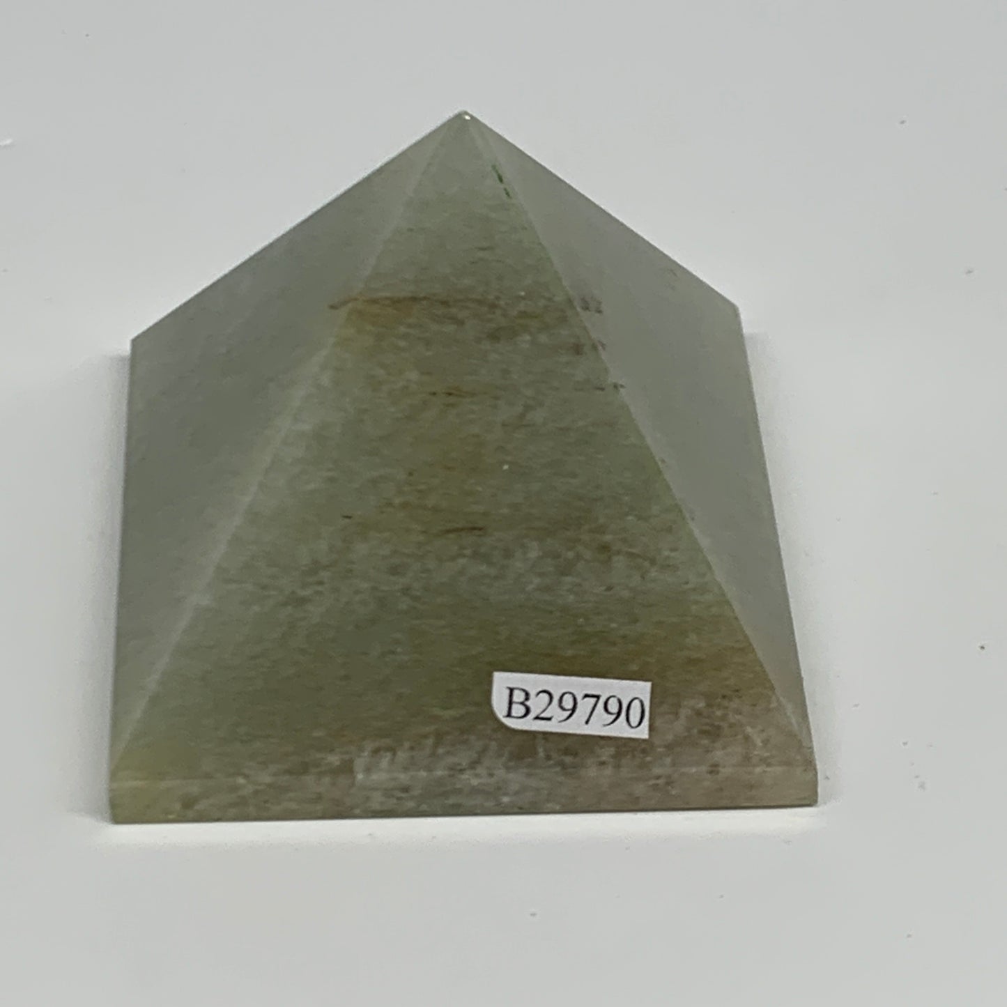 0.57 lbs, 2.2"x2.6", Green Aventurine Pyramid Gemstone,Healing Crystal, B29790