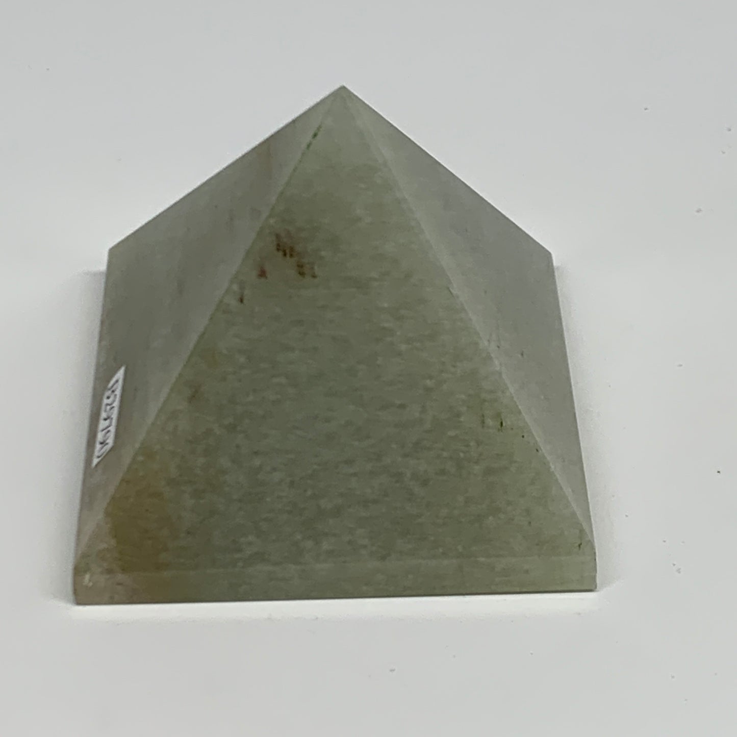 0.57 lbs, 2.2"x2.6", Green Aventurine Pyramid Gemstone,Healing Crystal, B29790