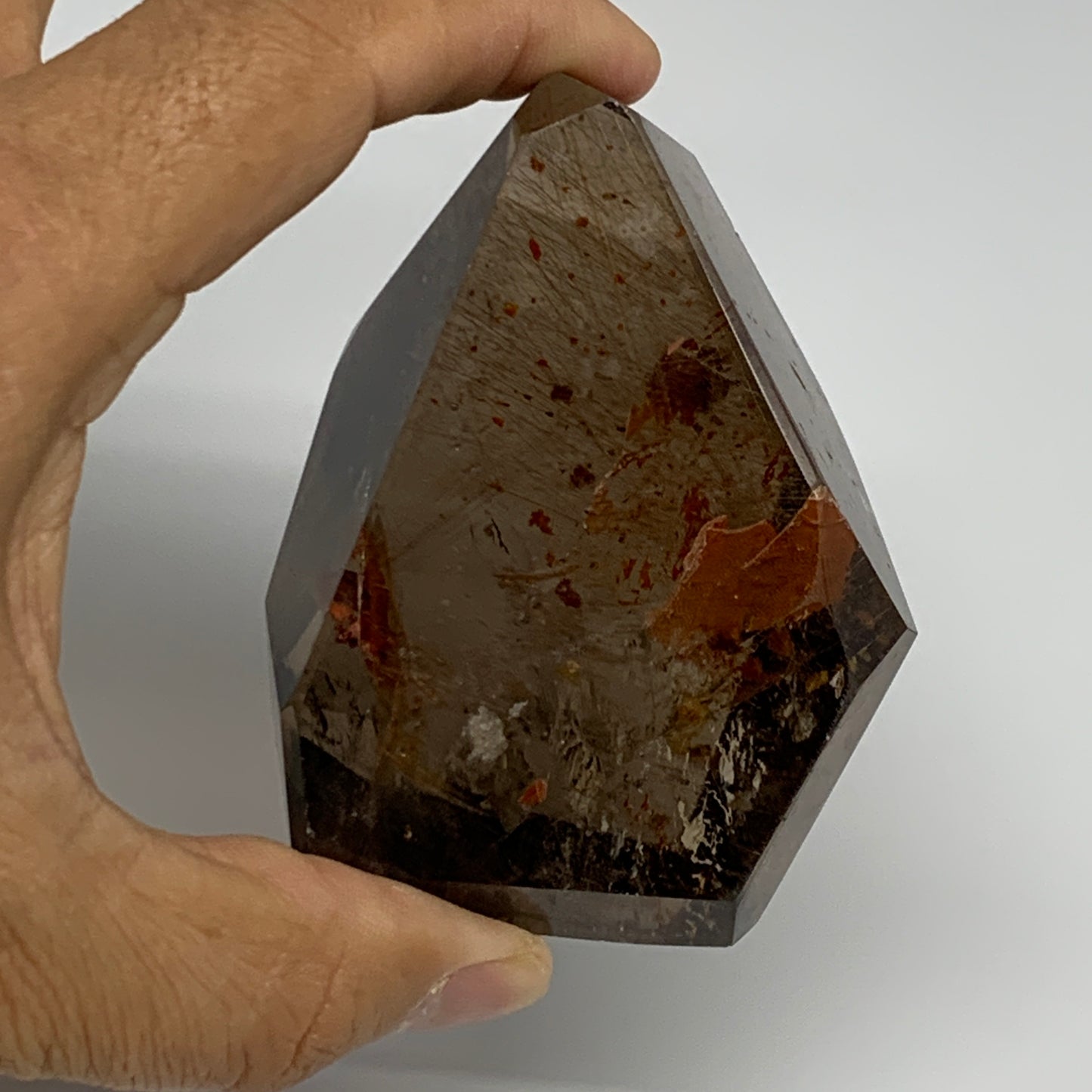 216.5g, 3.1"x2.2"x1.4", Natural Golden Rutile Quartz Crystal Chunk @Brazil,B2746