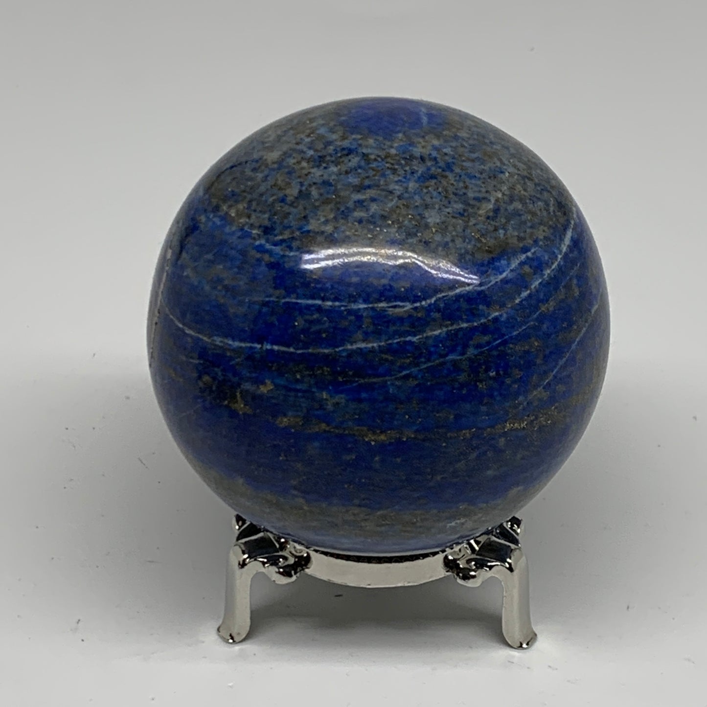 1.46 lbs, 2.9" (73mm), Lapis Lazuli Sphere Ball Gemstone @Afghanistan, B33328