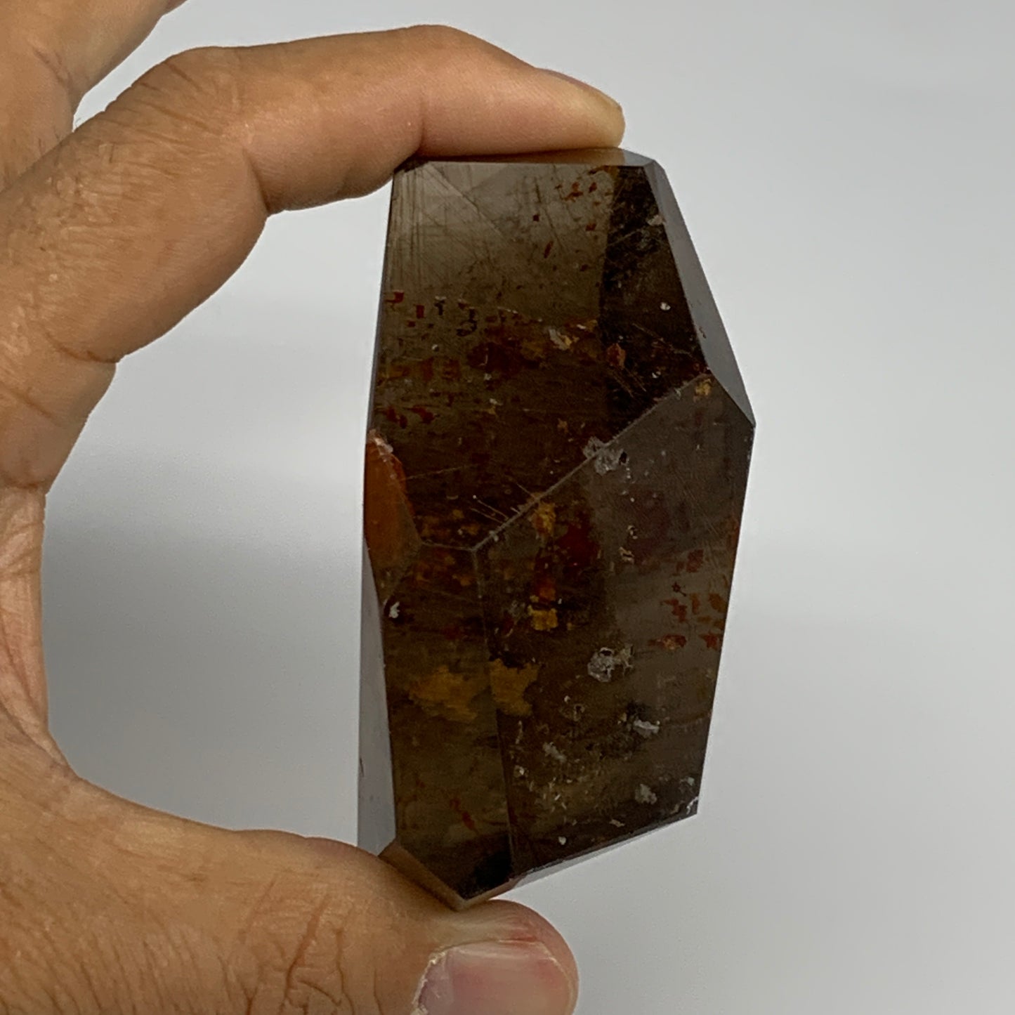 216.5g, 3.1"x2.2"x1.4", Natural Golden Rutile Quartz Crystal Chunk @Brazil,B2746