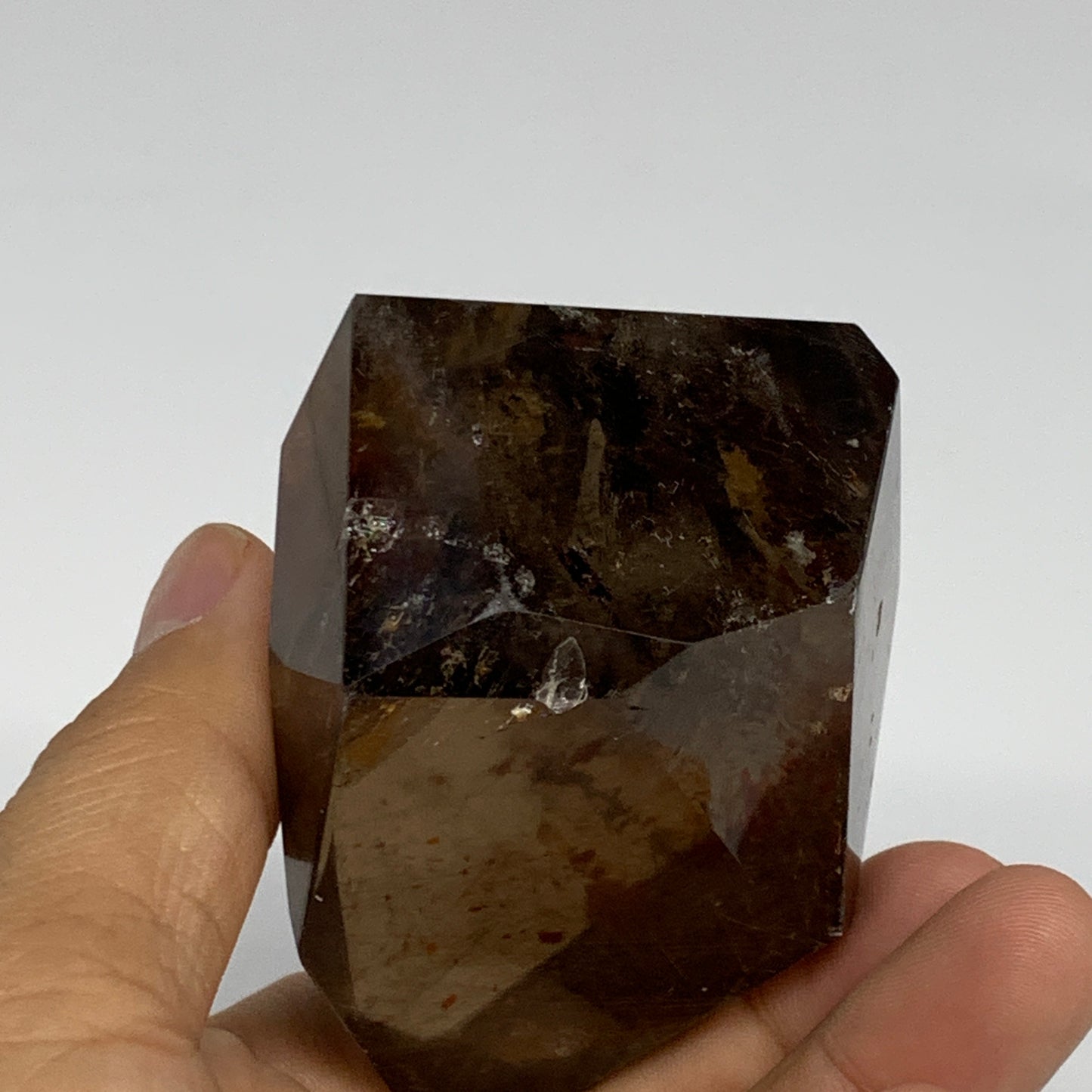 216.5g, 3.1"x2.2"x1.4", Natural Golden Rutile Quartz Crystal Chunk @Brazil,B2746