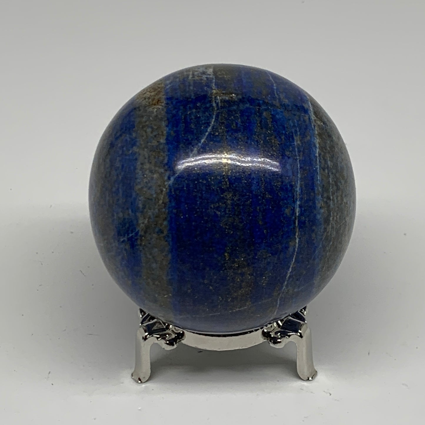 1.46 lbs, 2.9" (73mm), Lapis Lazuli Sphere Ball Gemstone @Afghanistan, B33328