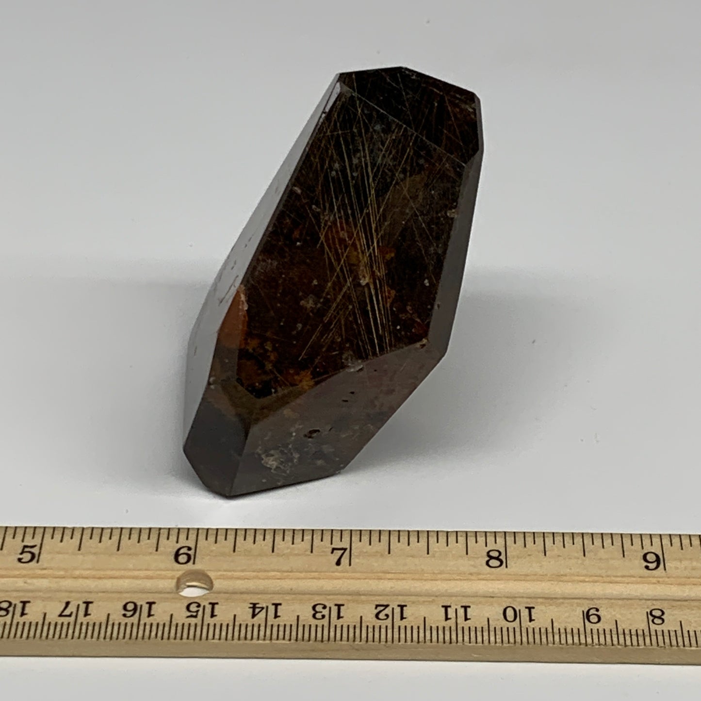 216.5g, 3.1"x2.2"x1.4", Natural Golden Rutile Quartz Crystal Chunk @Brazil,B2746