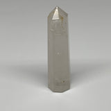 121.1g, 4.2"x1", Natural Quartz Crystal Tower Point Obelisk @India, B31349
