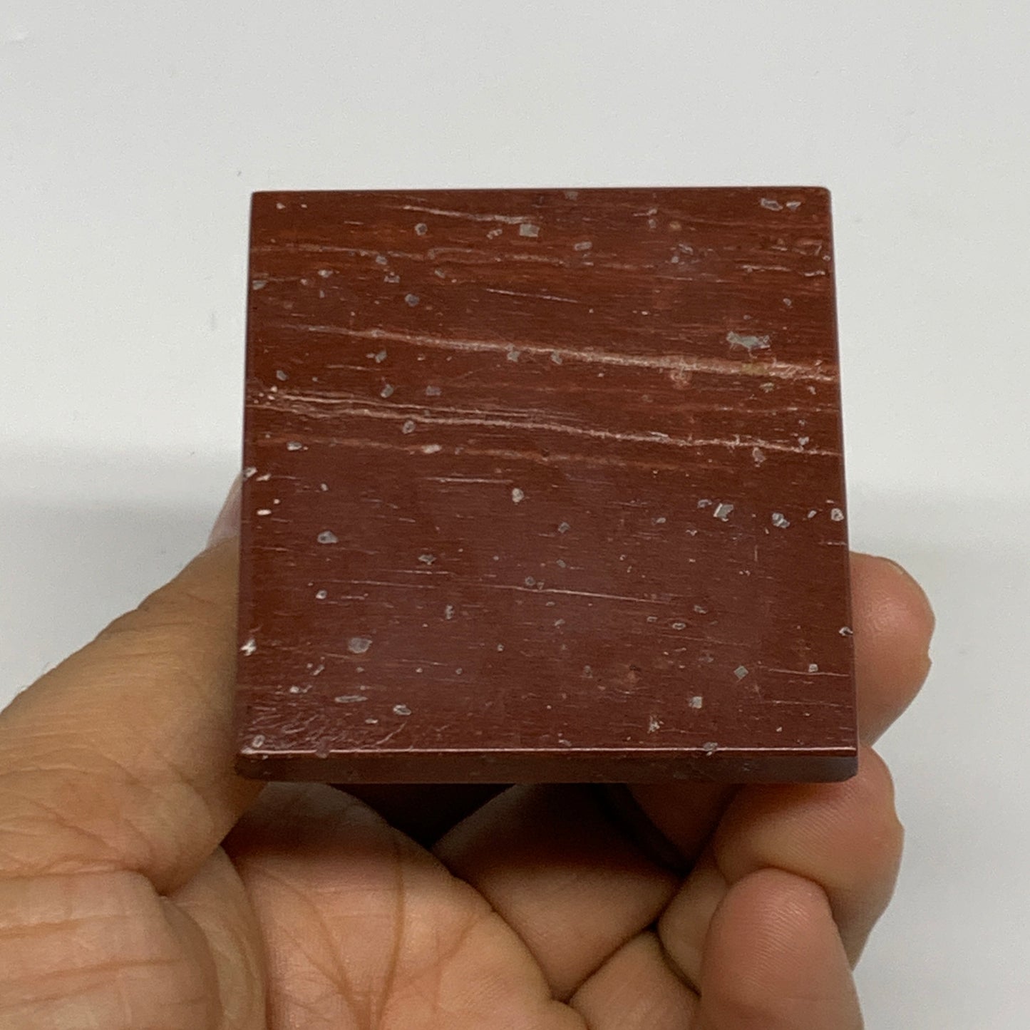 166.9g, 2"x2.2", 7 Chakra Pyramid Bonded Gemstone,Healing Crystal, B29794