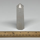 120.5g, 3.7"x1.1", Natural Quartz Crystal Tower Point Obelisk @India, B31350