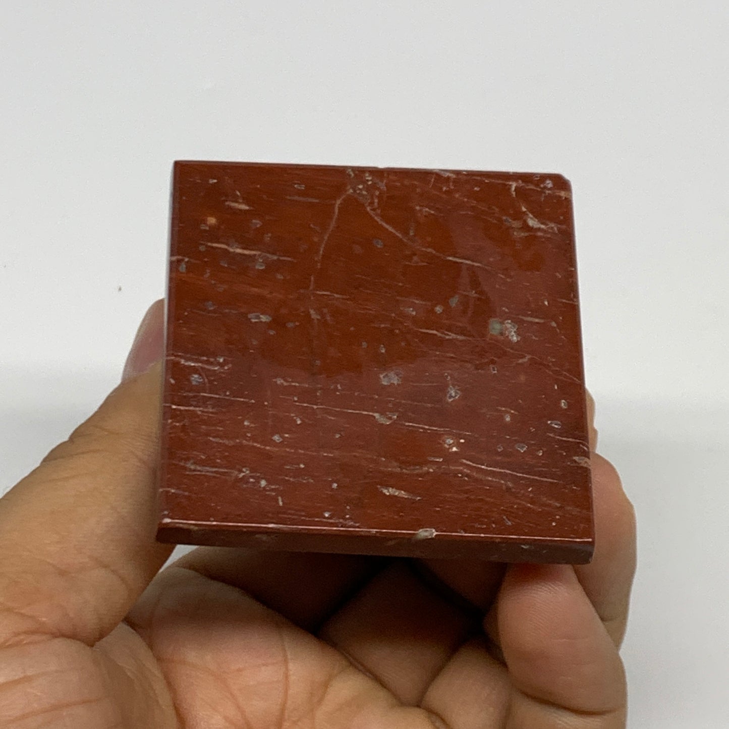 138.1g, 1.8"x2.1", 7 Chakra Pyramid Bonded Gemstone,Healing Crystal, B29795