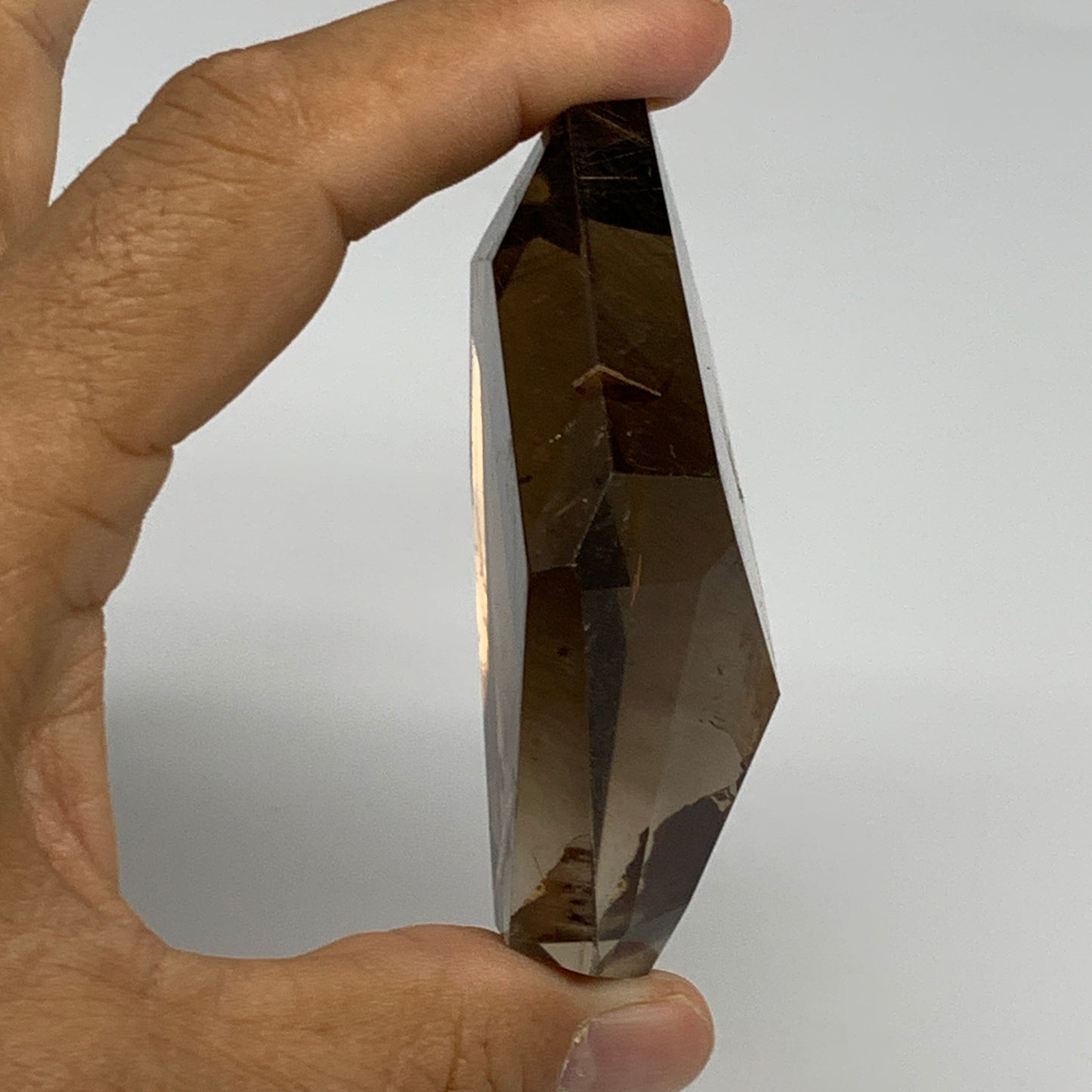 94.9g, 2.9"x1.7"x0.9", Natural Golden Rutile Quartz Crystal Chunk from Brazil,B2