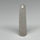 128.1g, 4.6"x1.1", Natural Quartz Crystal Tower Point Obelisk @India, B31351