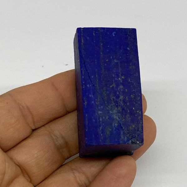 70.8g, 2"x0.9"x1", High Grade Natural Rough Lapis Lazuli @Afghanistan,B32658