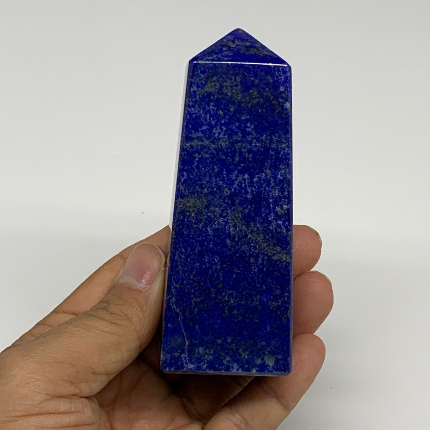 2.7 lbs, 3.7" - 4.8", 5pcs, Natural Lapis Lazuli Towers, Obelisks, B30512