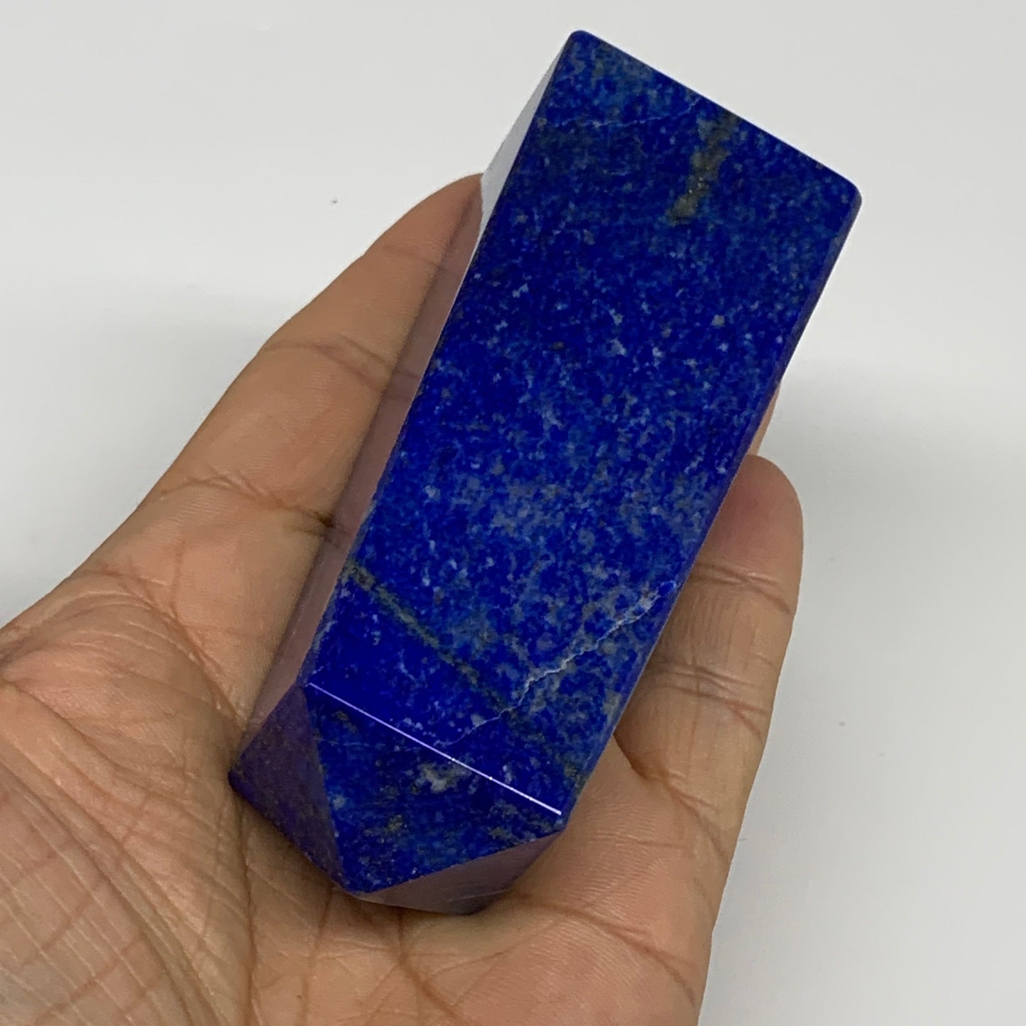 2.7 lbs, 3.7" - 4.8", 5pcs, Natural Lapis Lazuli Towers, Obelisks, B30512
