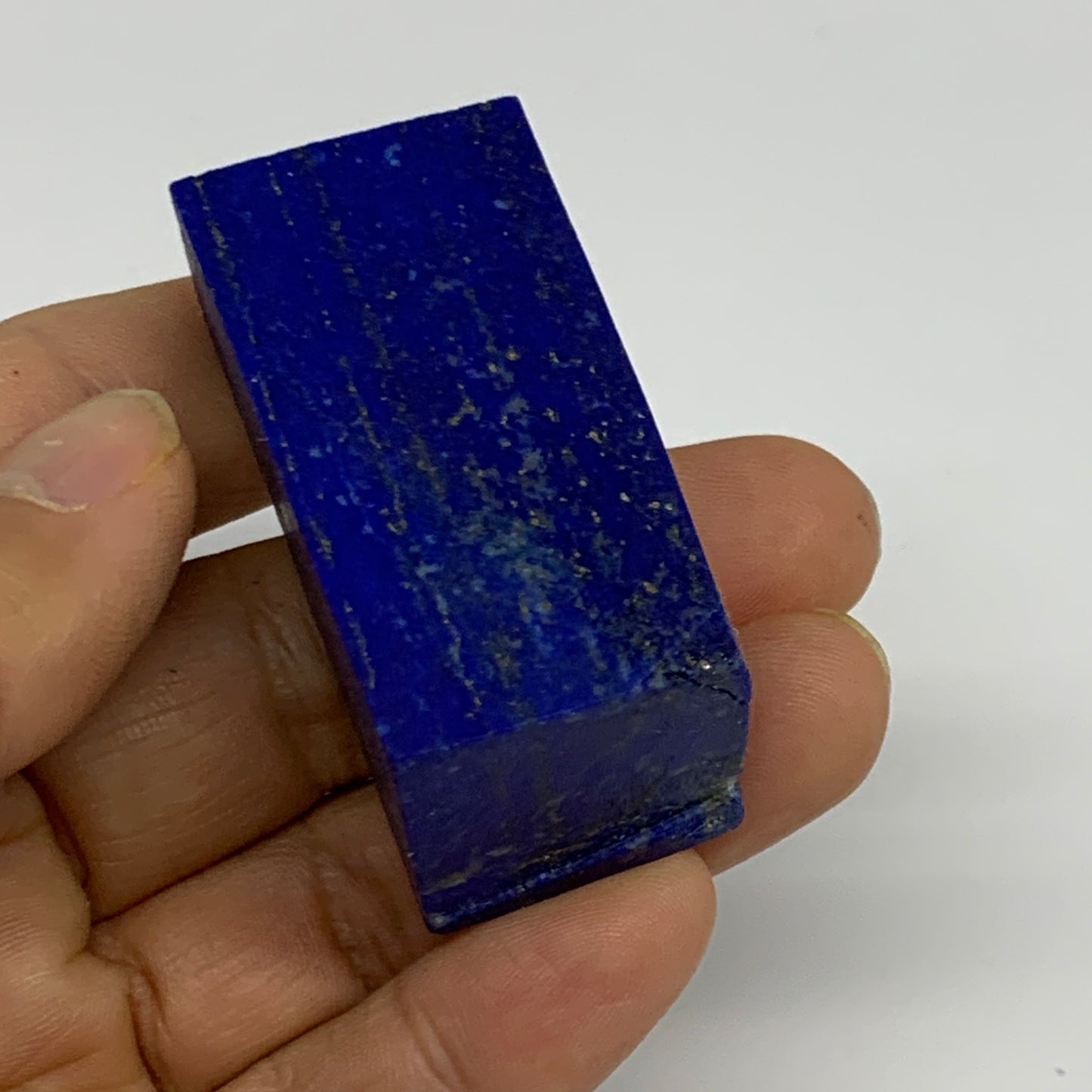 70.8g, 2"x0.9"x1", High Grade Natural Rough Lapis Lazuli @Afghanistan,B32658