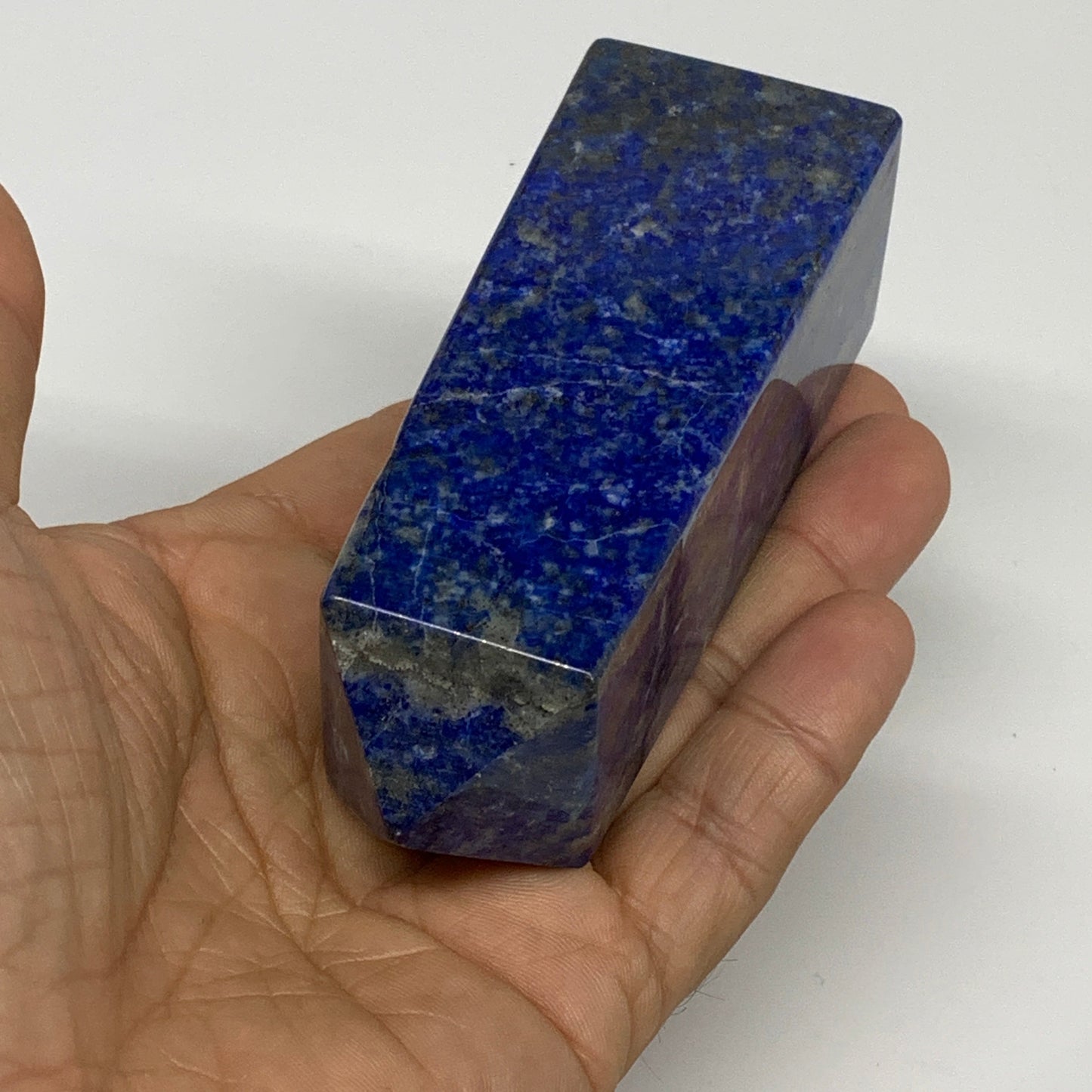 2.7 lbs, 3.7" - 4.8", 5pcs, Natural Lapis Lazuli Towers, Obelisks, B30512