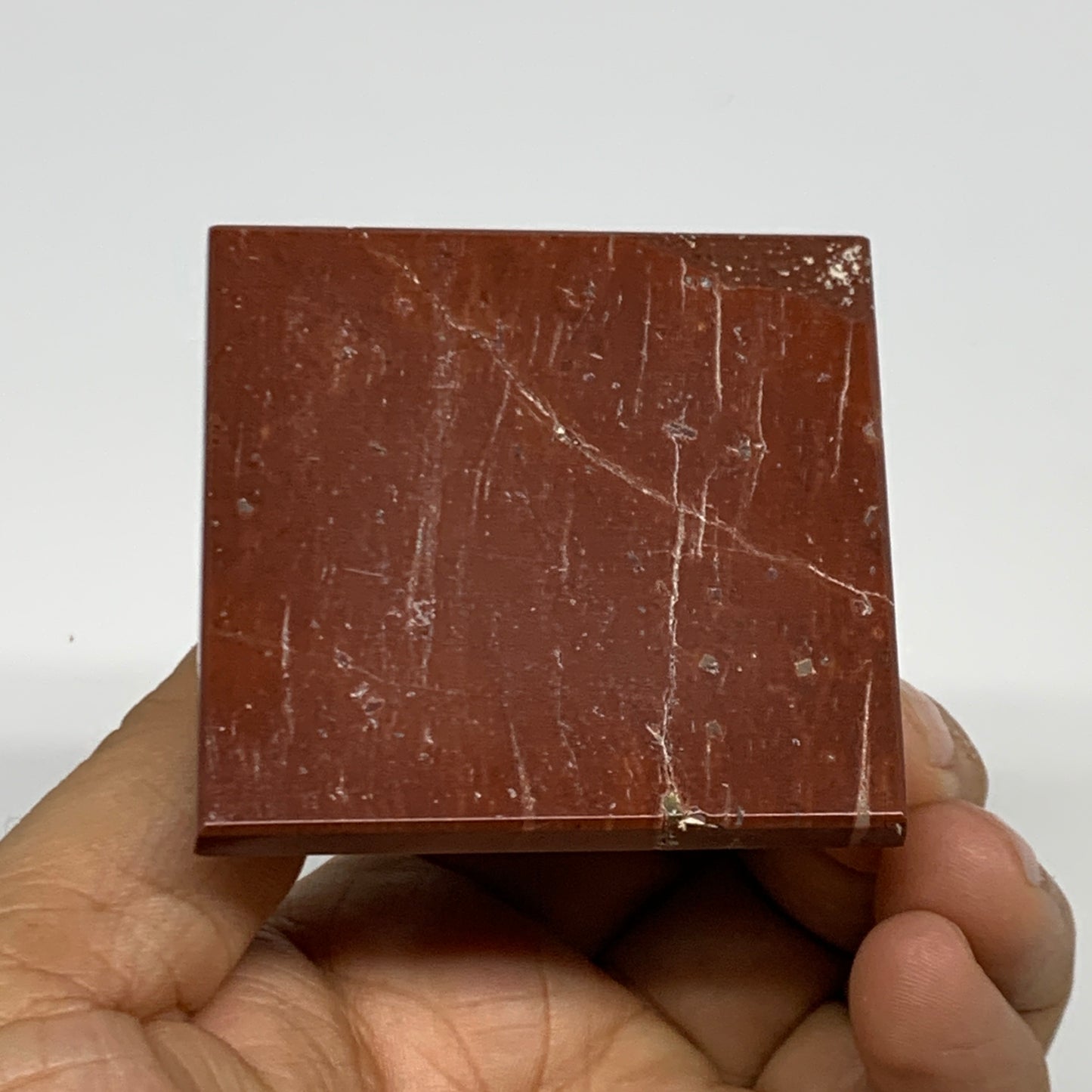 165.6g, 2"x2.2", 7 Chakra Pyramid Bonded Gemstone,Healing Crystal, B29798