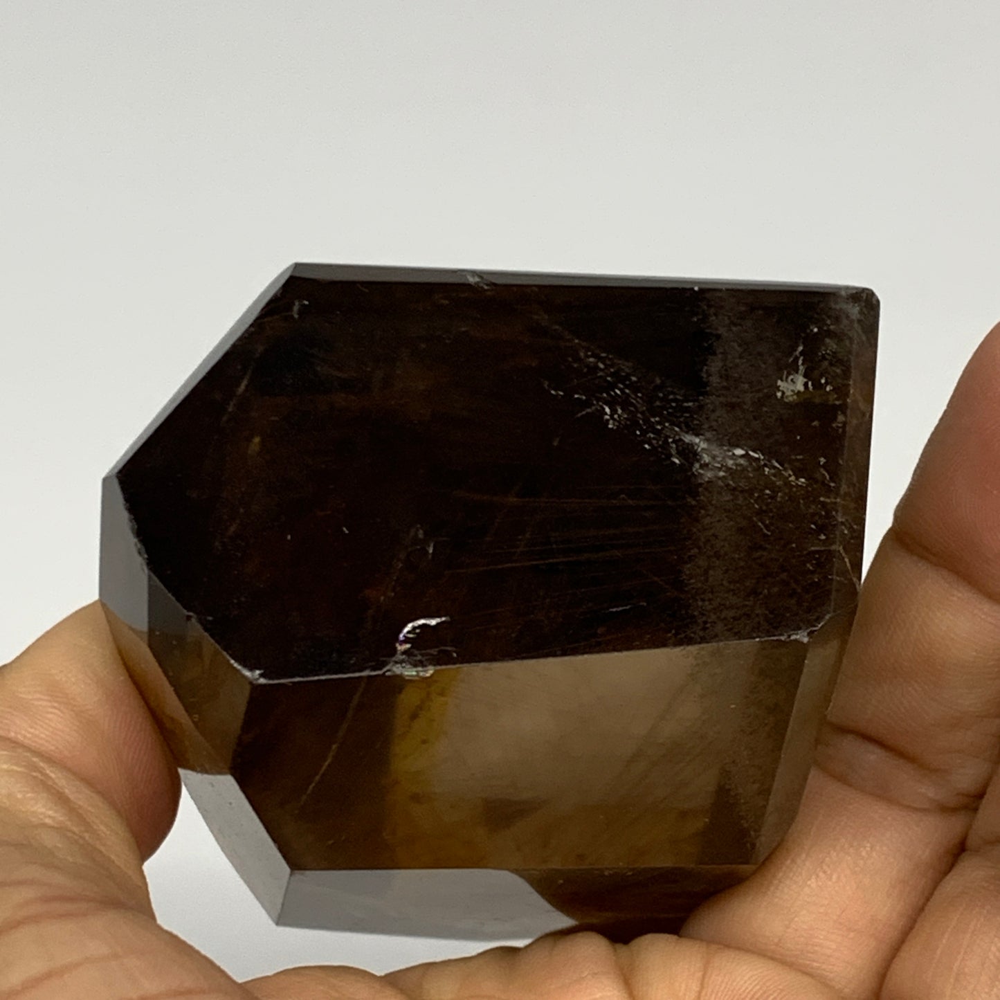 288.5g, 3"x2.3"x1.6", Natural Golden Rutile Quartz Crystal Chunk from Brazil,B27