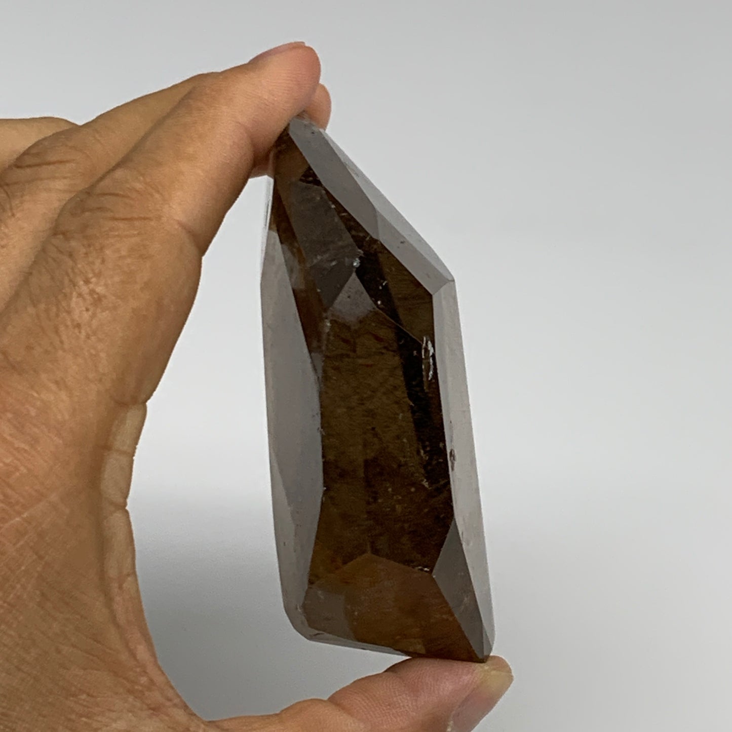 231.4g, 3.4"x2.8"x1.1", Natural Golden Rutile Quartz Crystal Chunk from Brazil,B