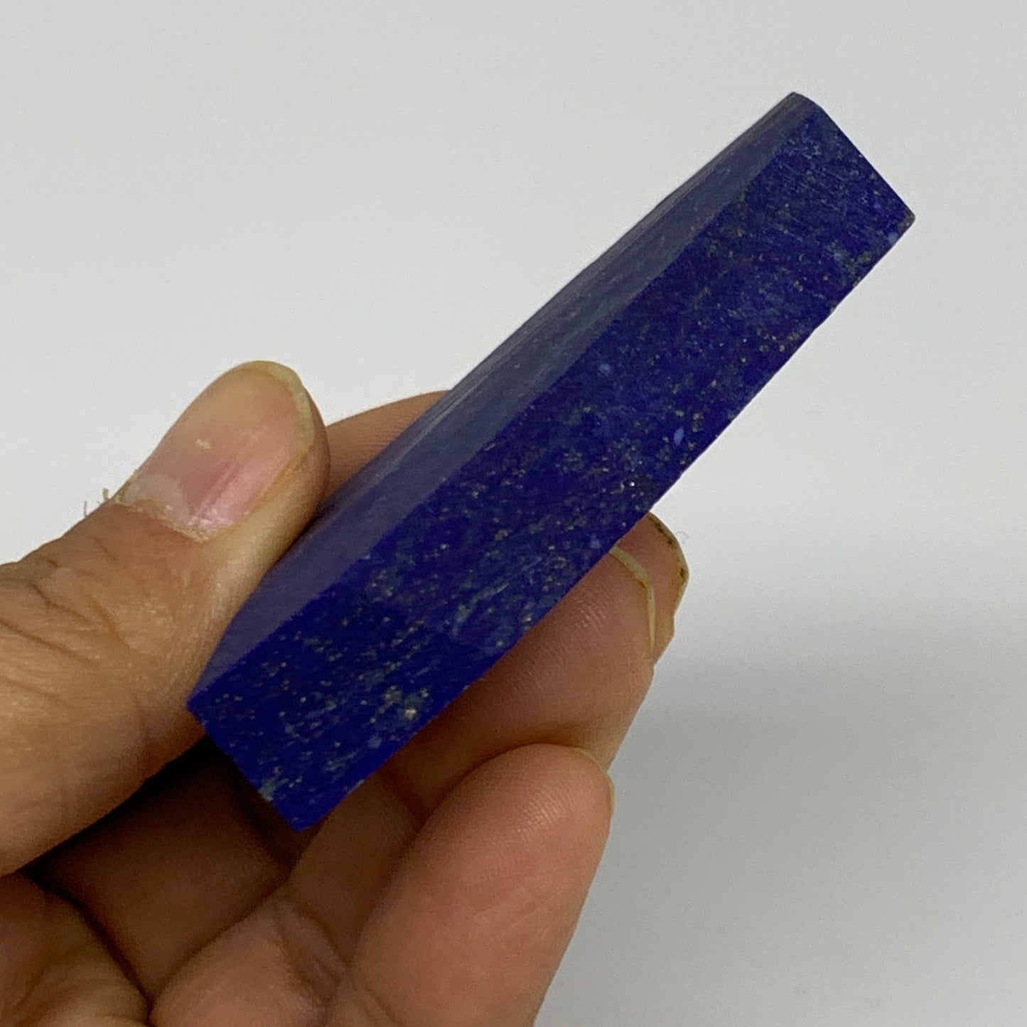 71.99 g, 2"x1.7"x0.4", High Grade Natural Rough Lapis Lazuli @Afghanistan,B32660
