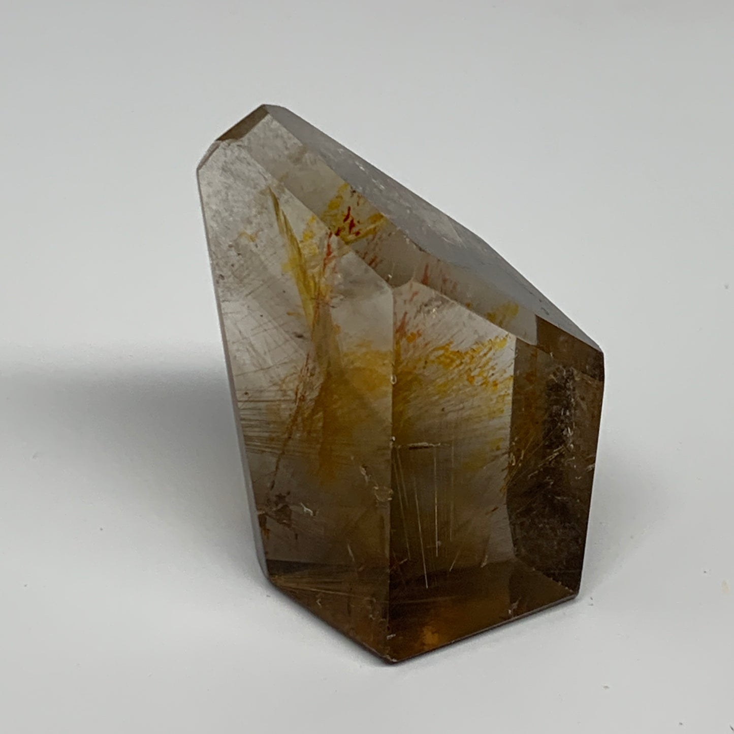 169.2g, 2.7"x2.1"x1.6", Natural Golden Rutile Quartz Crystal Chunk from Brazil,B