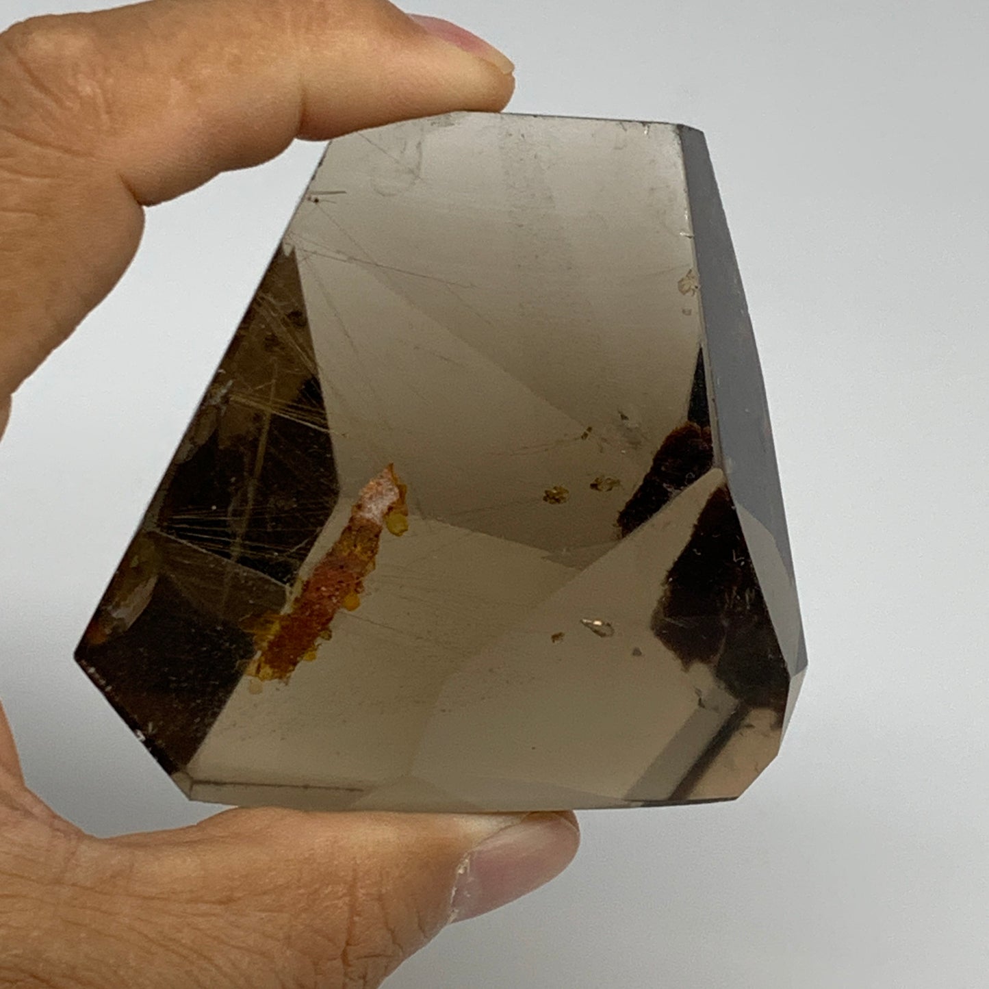194.8g, 2.5"x2.7"x1.3", Natural Rutile Quartz Crystal Chunk from Brazil , B27476