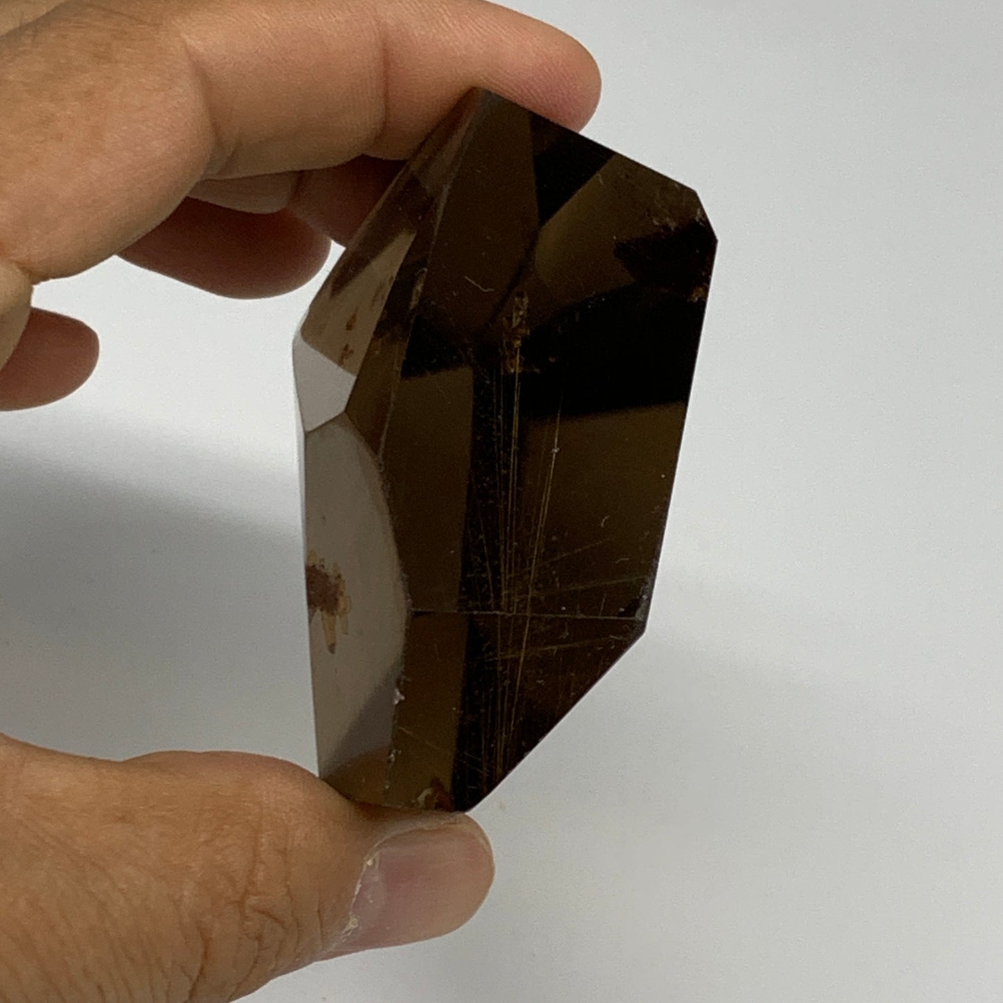 194.8g, 2.5"x2.7"x1.3", Natural Rutile Quartz Crystal Chunk from Brazil , B27476