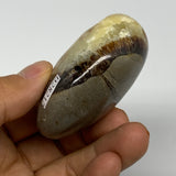 114.5g, 2.3"x1.8"x1.2", Septarian Nodule Palm-Stone Polished Reiki, B28212