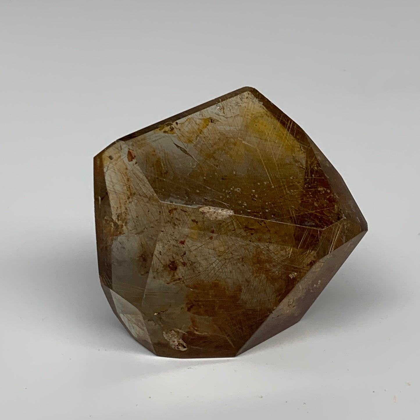 245.9g, 2.8"x3"x1.3", Natural Rutile Quartz Crystal Chunk from Brazil , B27477