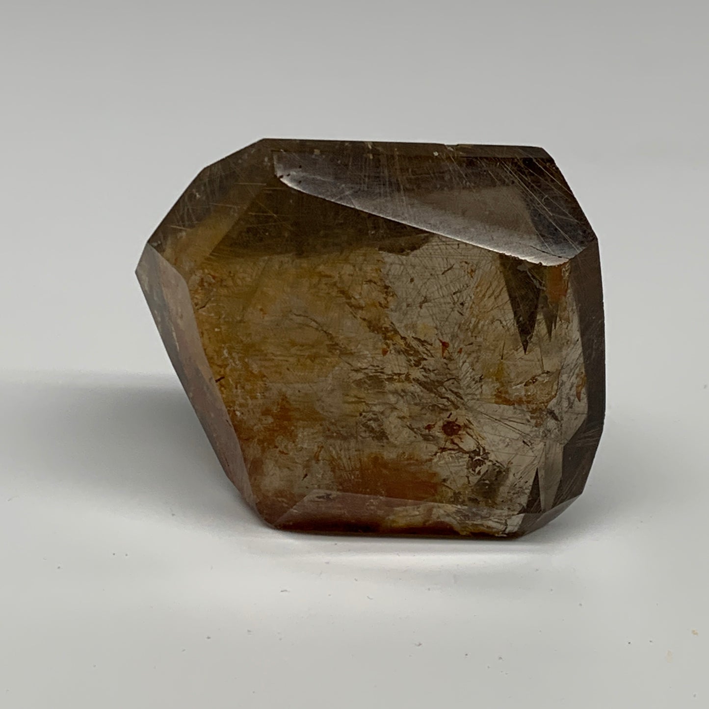 245.9g, 2.8"x3"x1.3", Natural Rutile Quartz Crystal Chunk from Brazil , B27477