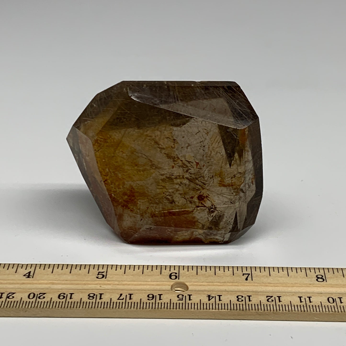 245.9g, 2.8"x3"x1.3", Natural Rutile Quartz Crystal Chunk from Brazil , B27477
