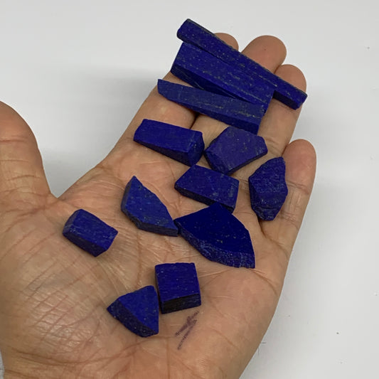 54.8g, 0.4"-2.1', 12pcs, High Grade Natural Rough Lapis Lazuli @Afghanistan,B326