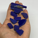 54.8g, 0.4"-2.1', 12pcs, High Grade Natural Rough Lapis Lazuli @Afghanistan,B326