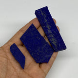 35.66g, 1.4"-3", 3pcs, High Grade Natural Rough Lapis Lazuli @Afghanistan,B32675