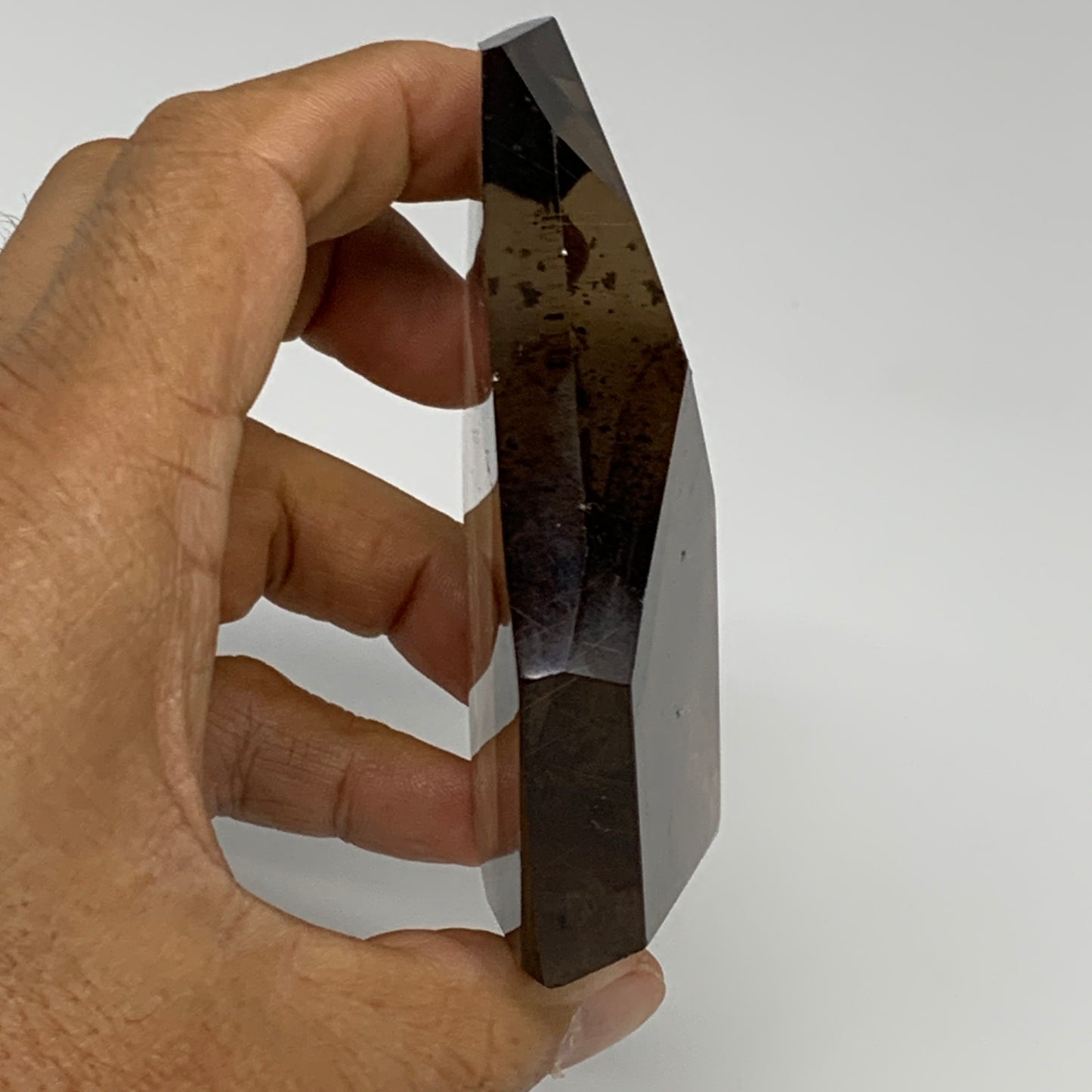 199g, 3.3"x2.7"x1", Natural Rutile Quartz Crystal Chunk from Brazil , B27482