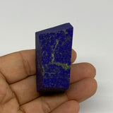 67.6g, 2.1"x0.9"x0.9", High Grade Natural Rough Lapis Lazuli @Afghanistan,B32662