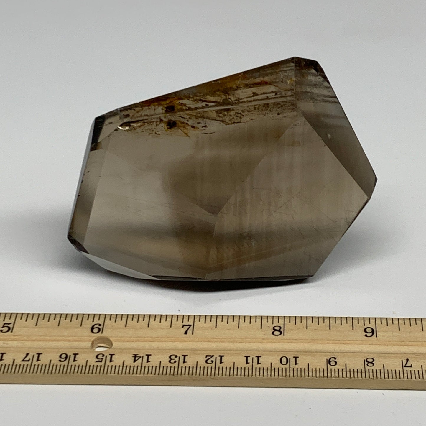 199g, 3.3"x2.7"x1", Natural Rutile Quartz Crystal Chunk from Brazil , B27482