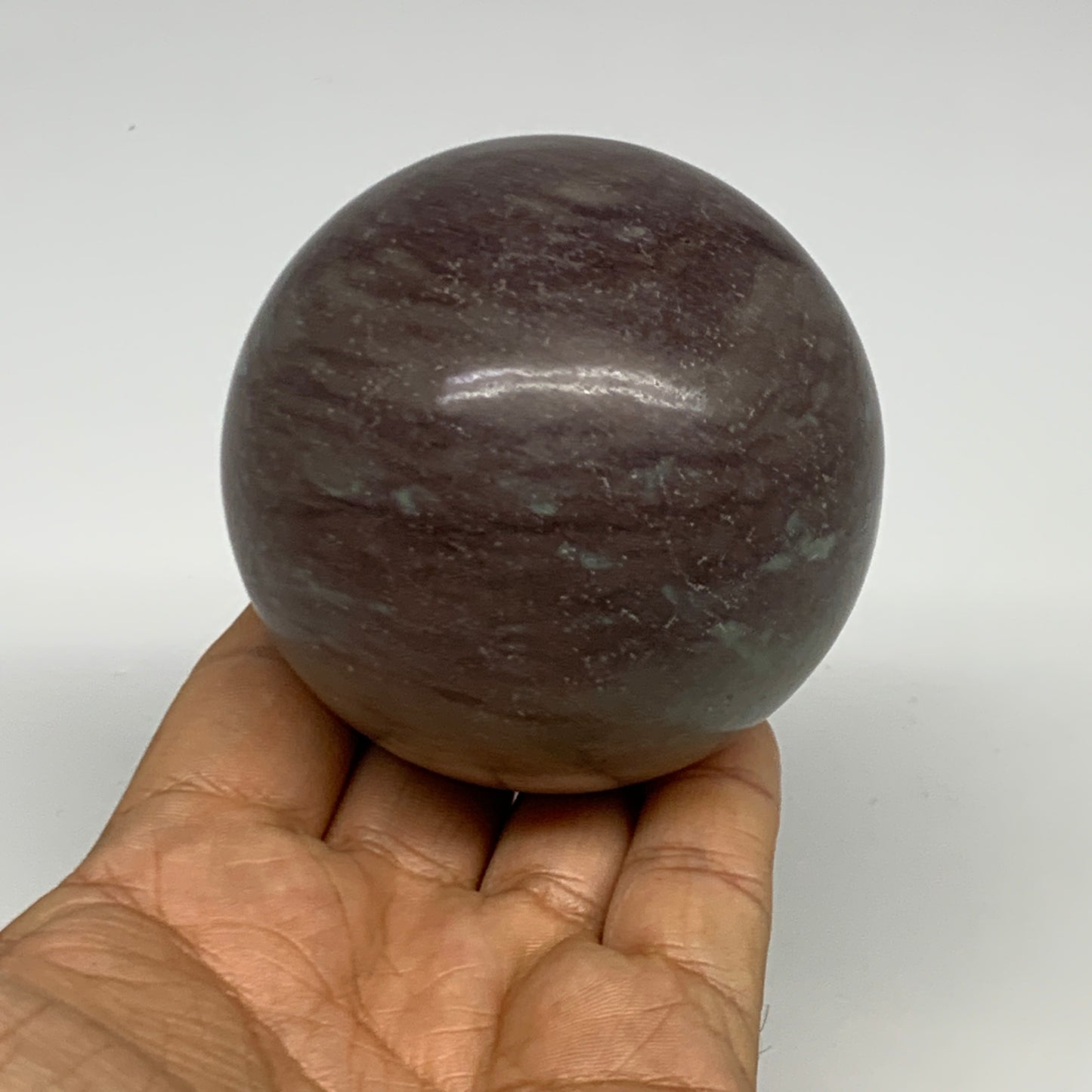 1.08 lbs, 2.7"(69mm) Red Jasper Sphere Gemstone,Healing Crystal, B29810