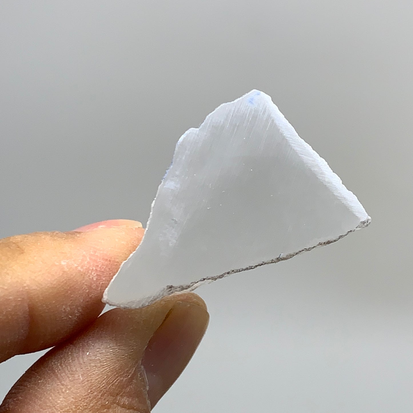 0.37 lbs, 1.3"-1.6", 4pcs, Natural Clear Selenite Crystal Slab Gemstone, B36935