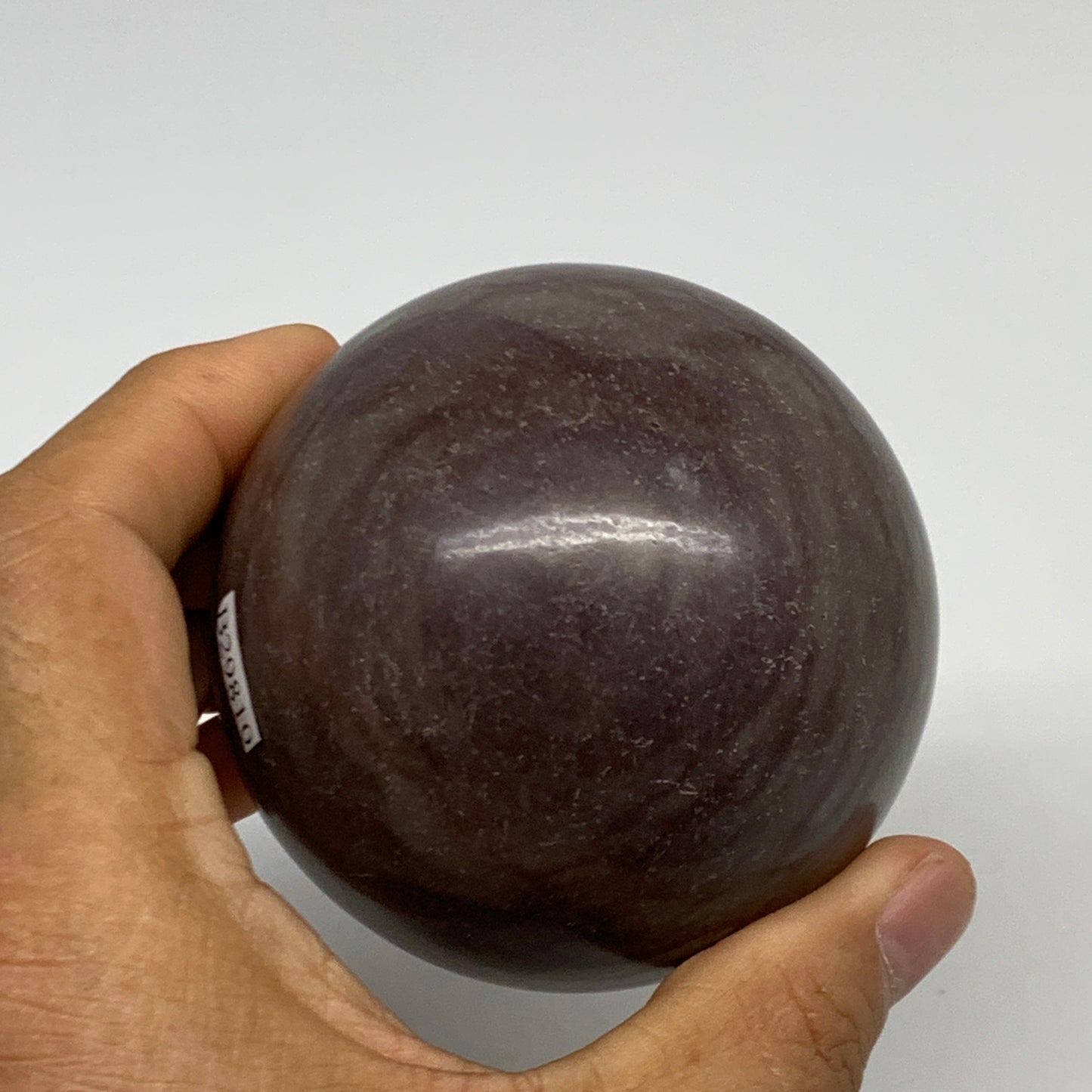 1.08 lbs, 2.7"(69mm) Red Jasper Sphere Gemstone,Healing Crystal, B29810