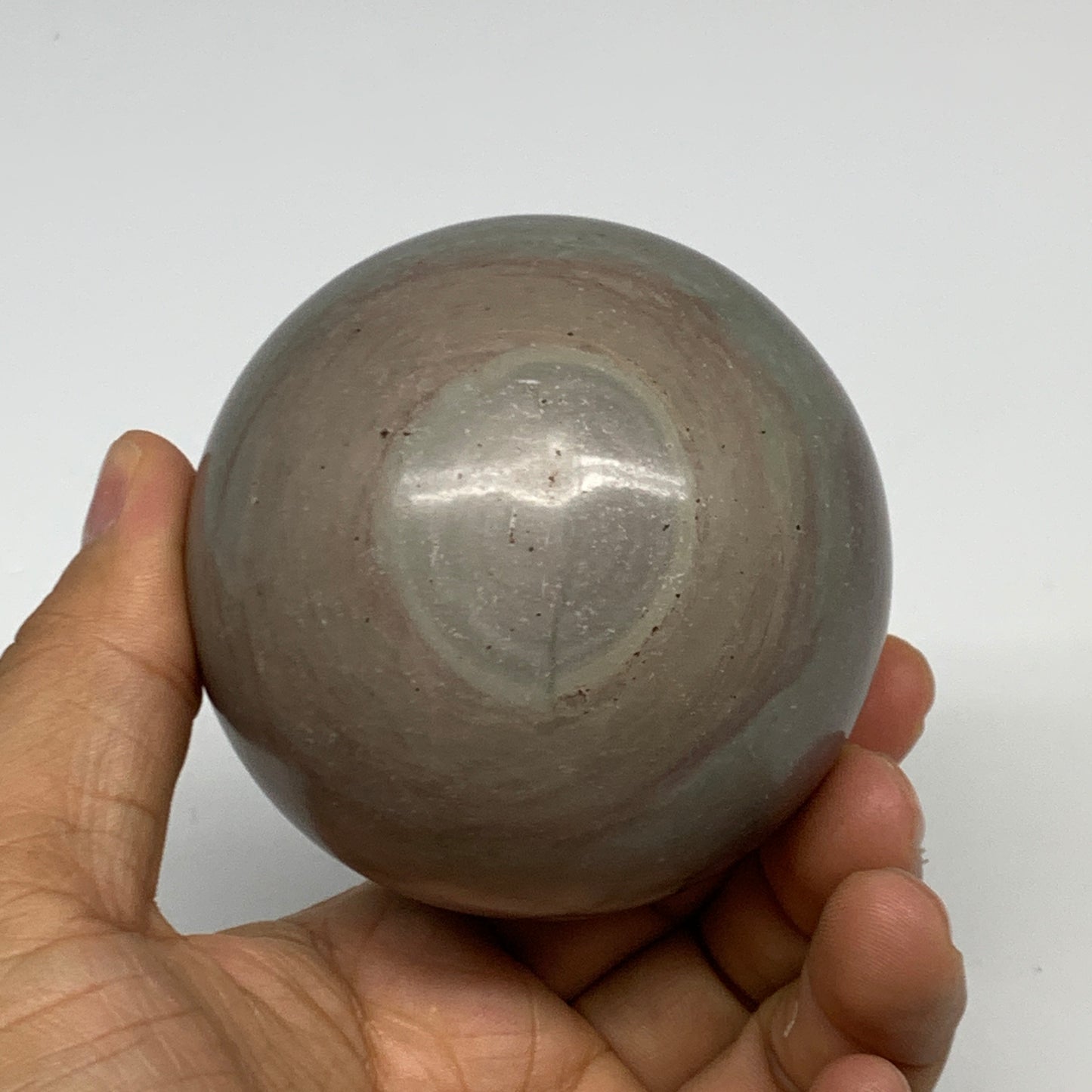 1.08 lbs, 2.7"(69mm) Red Jasper Sphere Gemstone,Healing Crystal, B29810