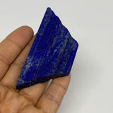 52.3g, 3"x1.4"x0.4", High Grade Natural Rough Lapis Lazuli @Afghanistan,B32665