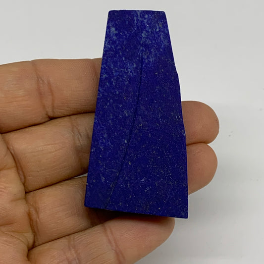 51.5g, 2.4"x1.1"x0.4", High Grade Natural Rough Lapis Lazuli @Afghanistan,B32666