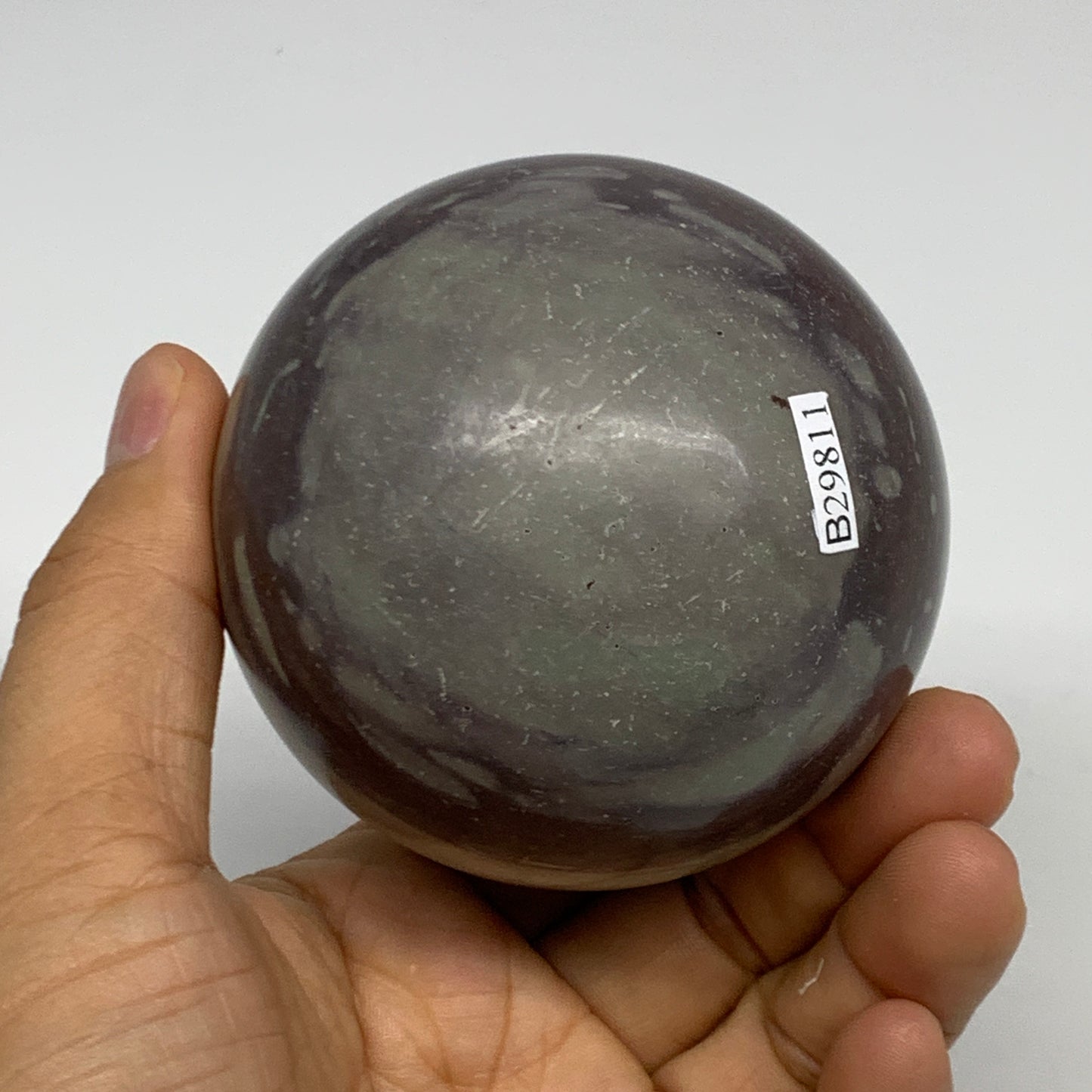 1.17 lbs, 2.8"(71mm) Red Jasper Sphere Gemstone,Healing Crystal, B29811