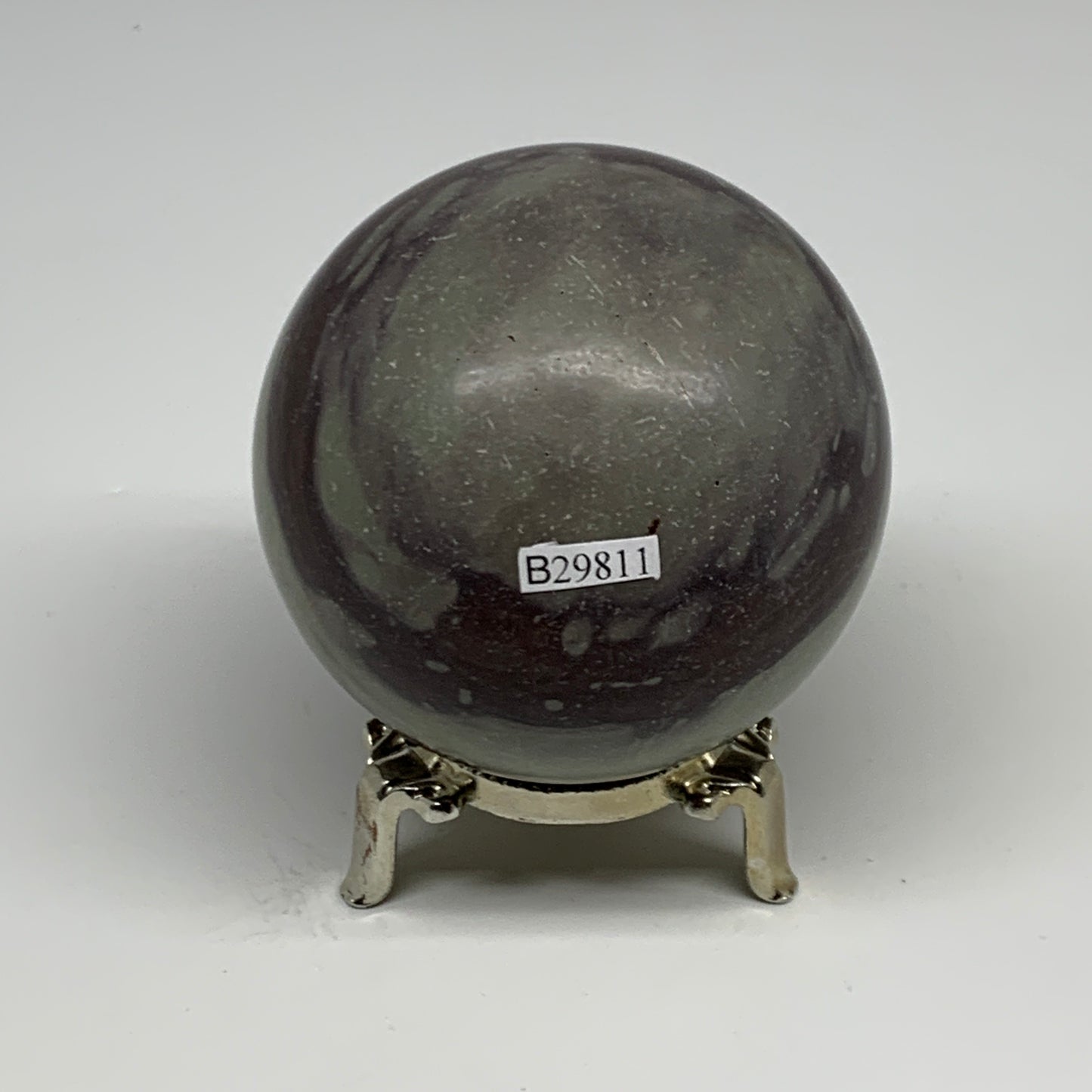 1.17 lbs, 2.8"(71mm) Red Jasper Sphere Gemstone,Healing Crystal, B29811