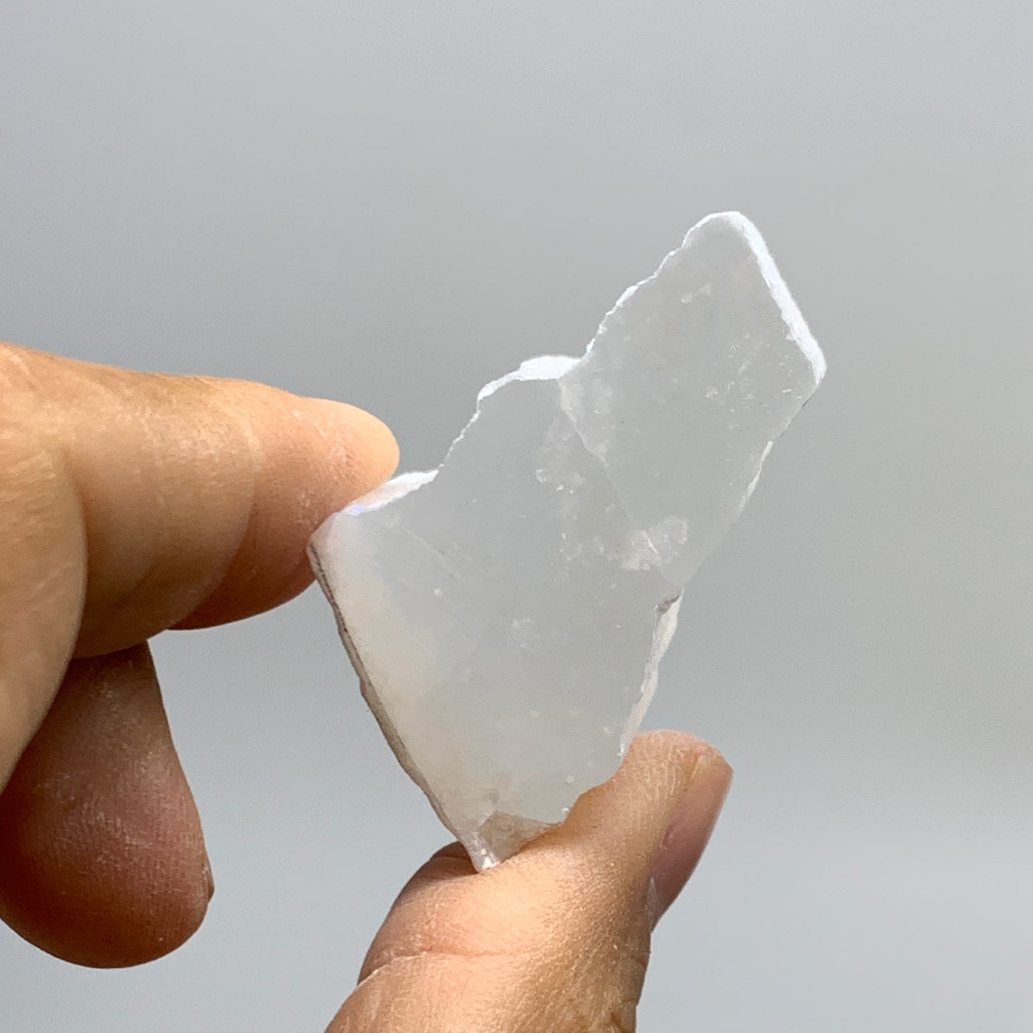 0.41 lbs, 1.7"-2", 4pcs, Natural Clear Selenite Crystal Slab Gemstone, B36936