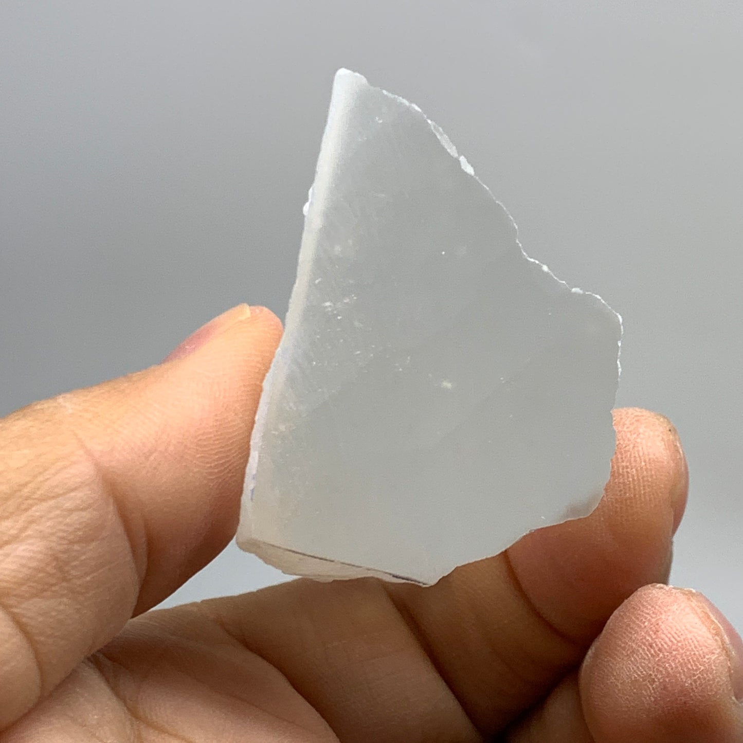 0.41 lbs, 1.7"-2", 4pcs, Natural Clear Selenite Crystal Slab Gemstone, B36936