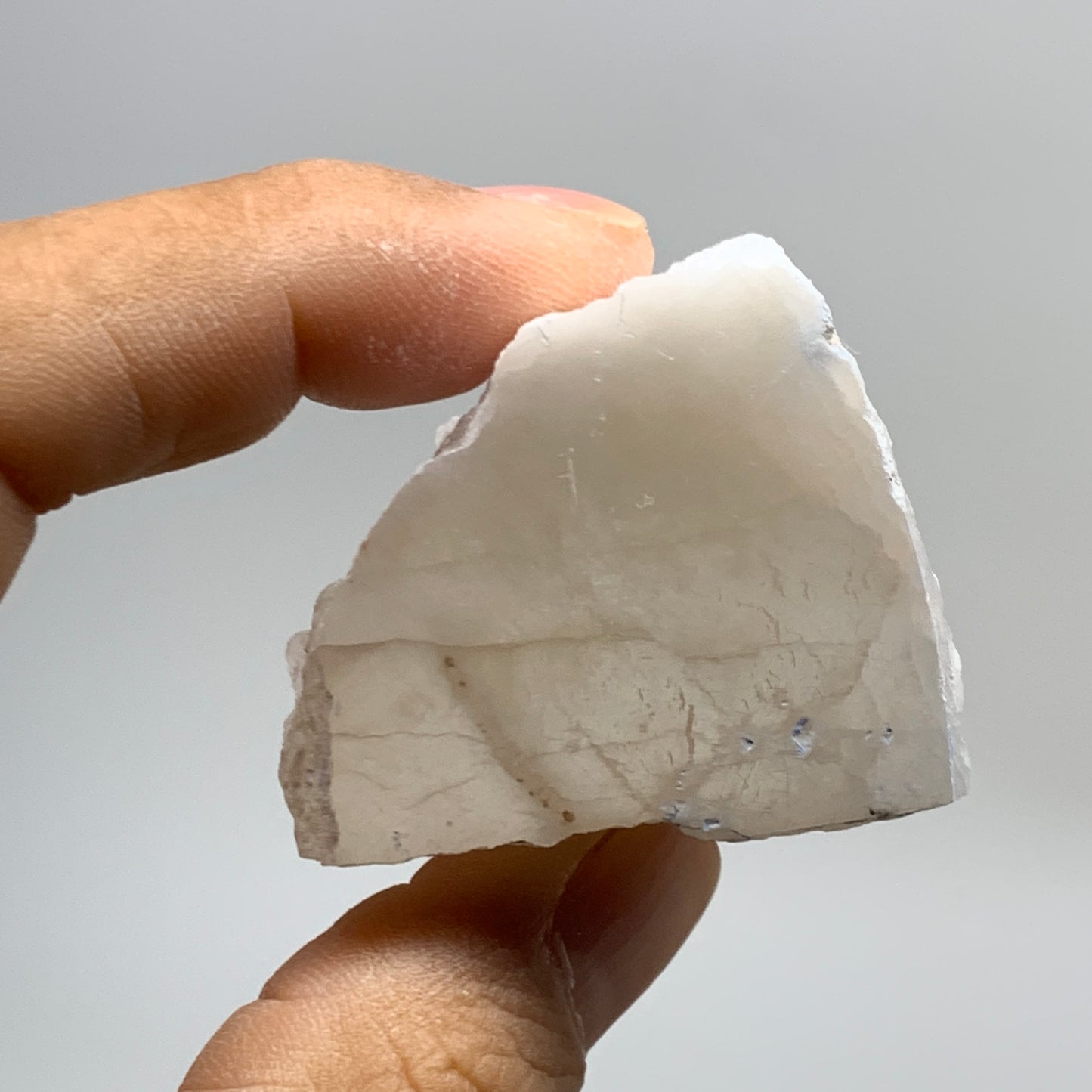 0.41 lbs, 1.7"-2", 4pcs, Natural Clear Selenite Crystal Slab Gemstone, B36936