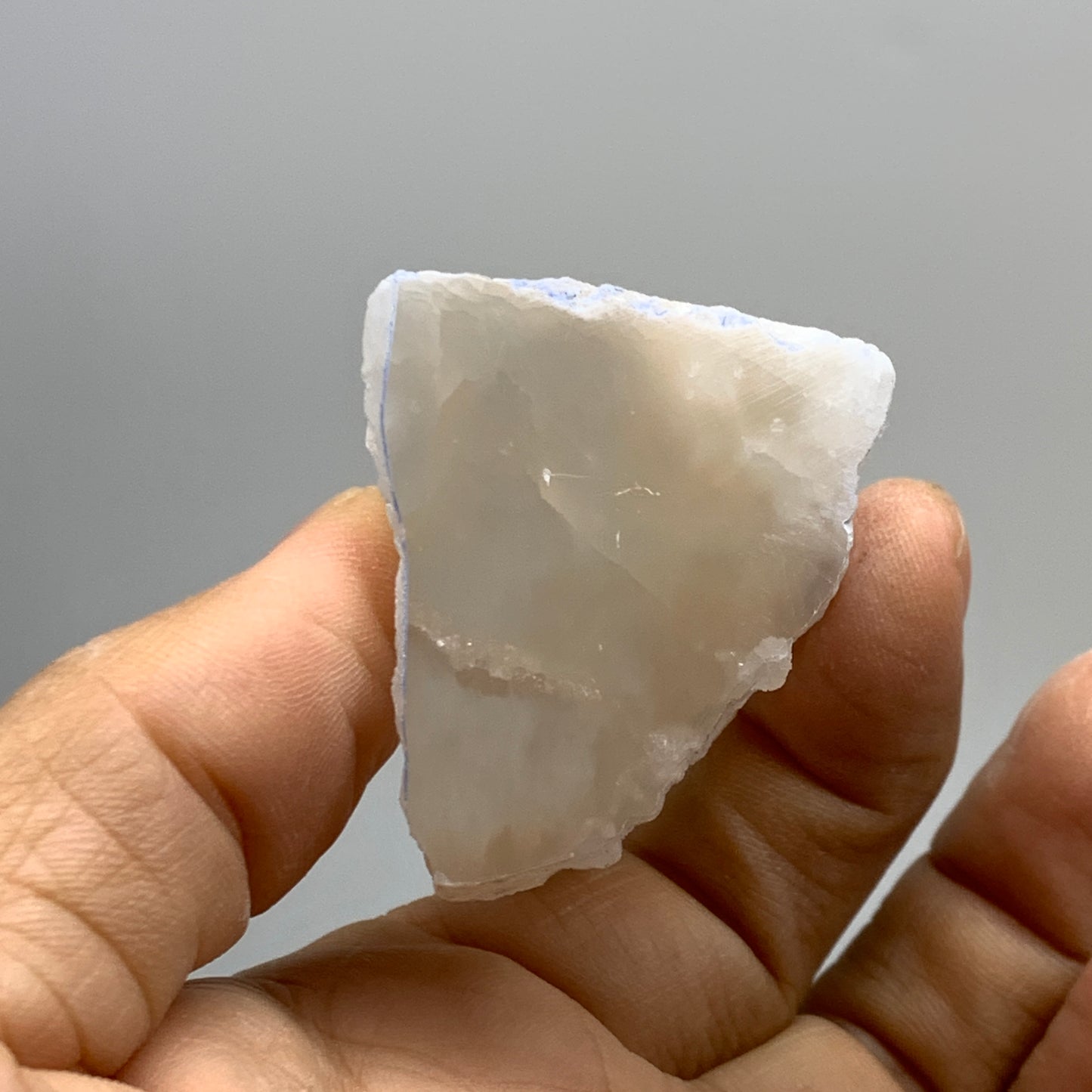 0.41 lbs, 1.7"-2", 4pcs, Natural Clear Selenite Crystal Slab Gemstone, B36936