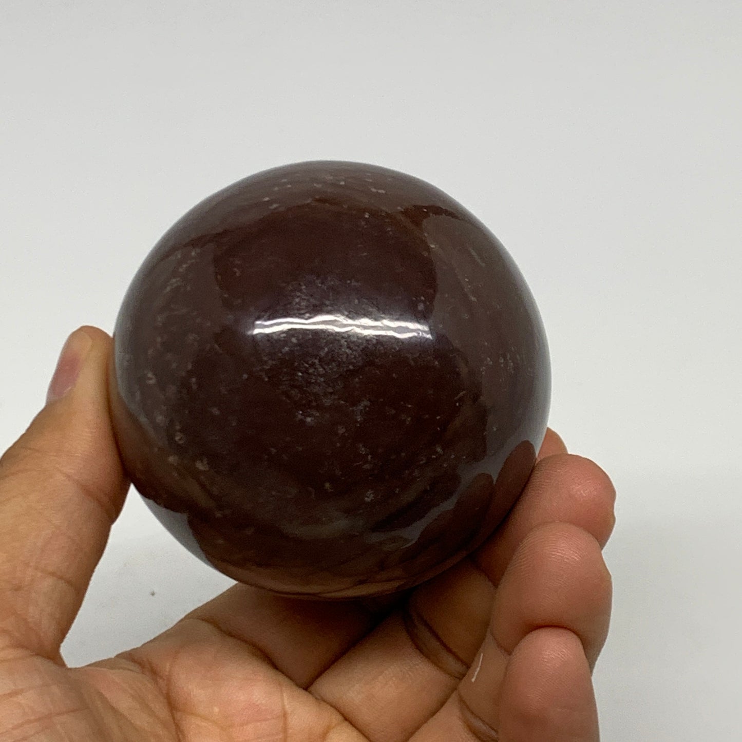 0.825 lbs, 2.5"(63mm) Red Jasper Sphere Gemstone,Healing Crystal, B29812