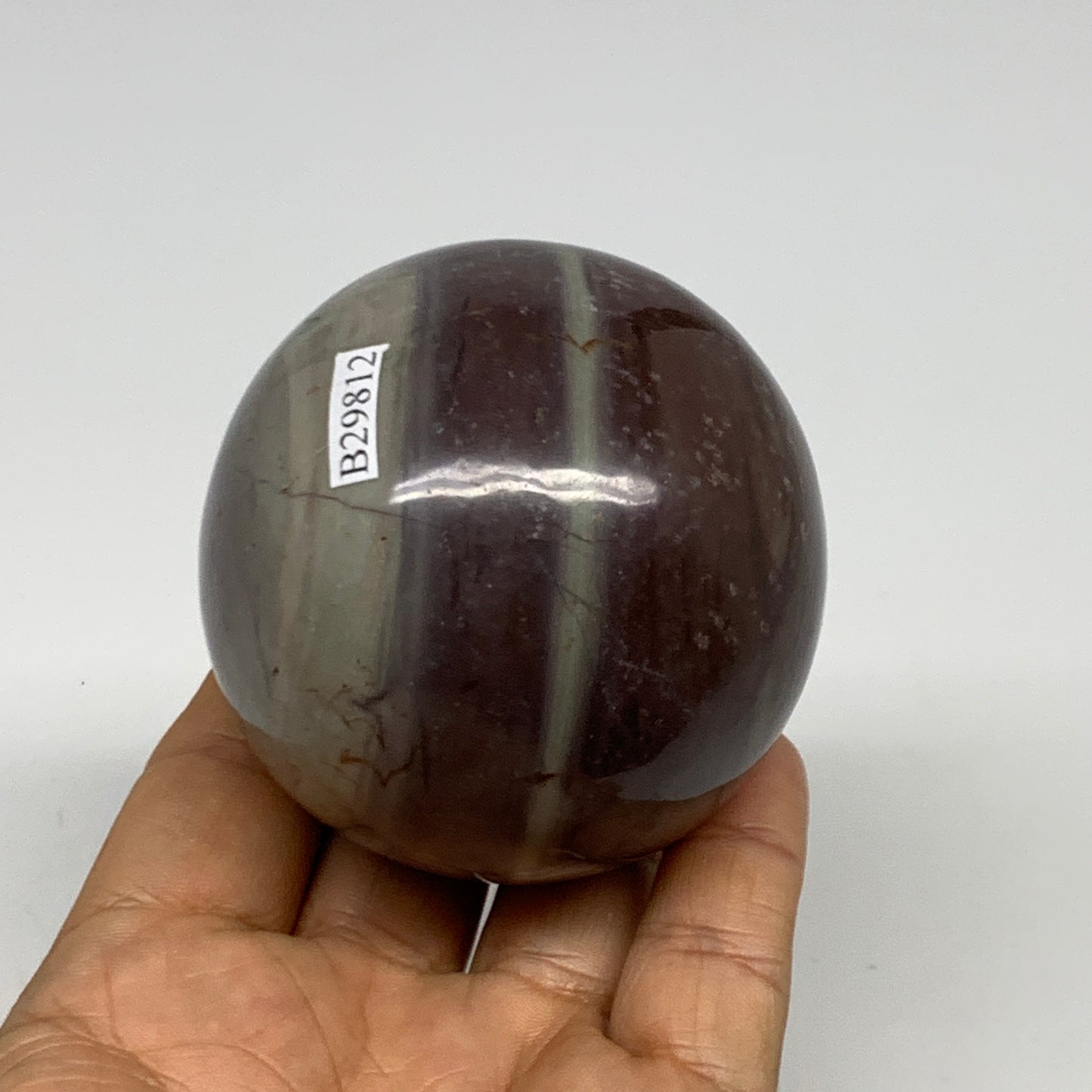 0.825 lbs, 2.5"(63mm) Red Jasper Sphere Gemstone,Healing Crystal, B29812